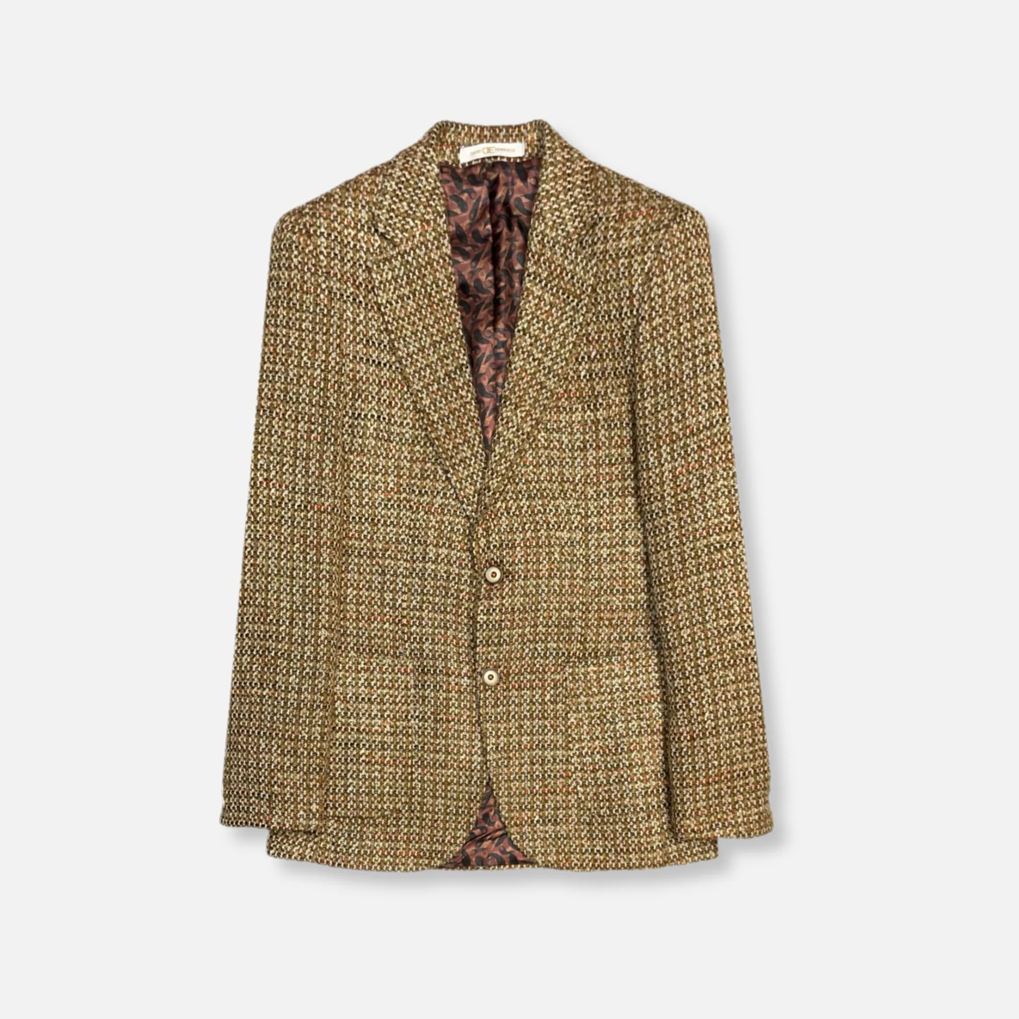 Ergonomic Shoulder Fit Dishaw Tweed Notch Sport Jacket