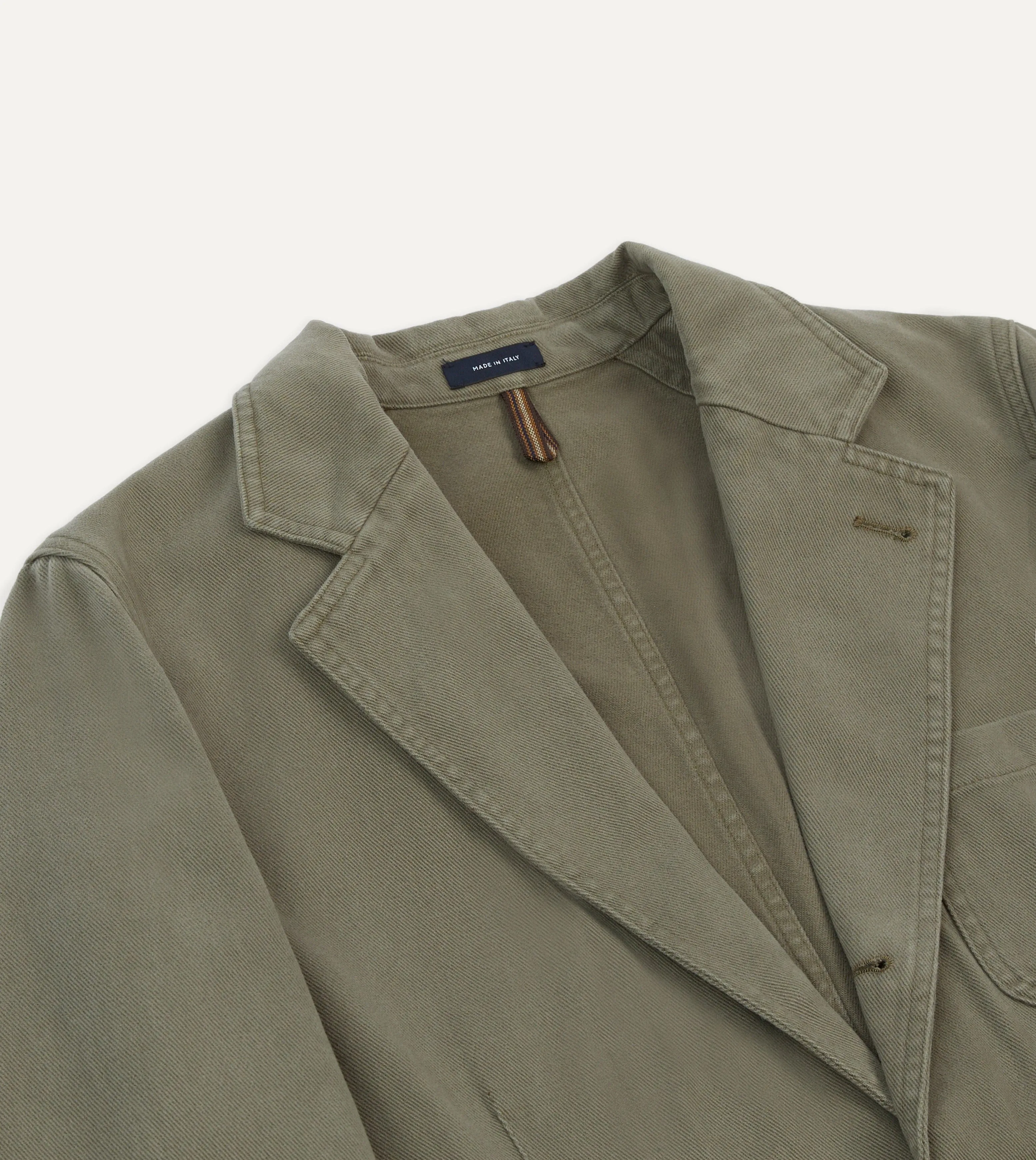 Khaki Heavy Cotton Twill Games Blazer Mk. I Waterproof Zipper
