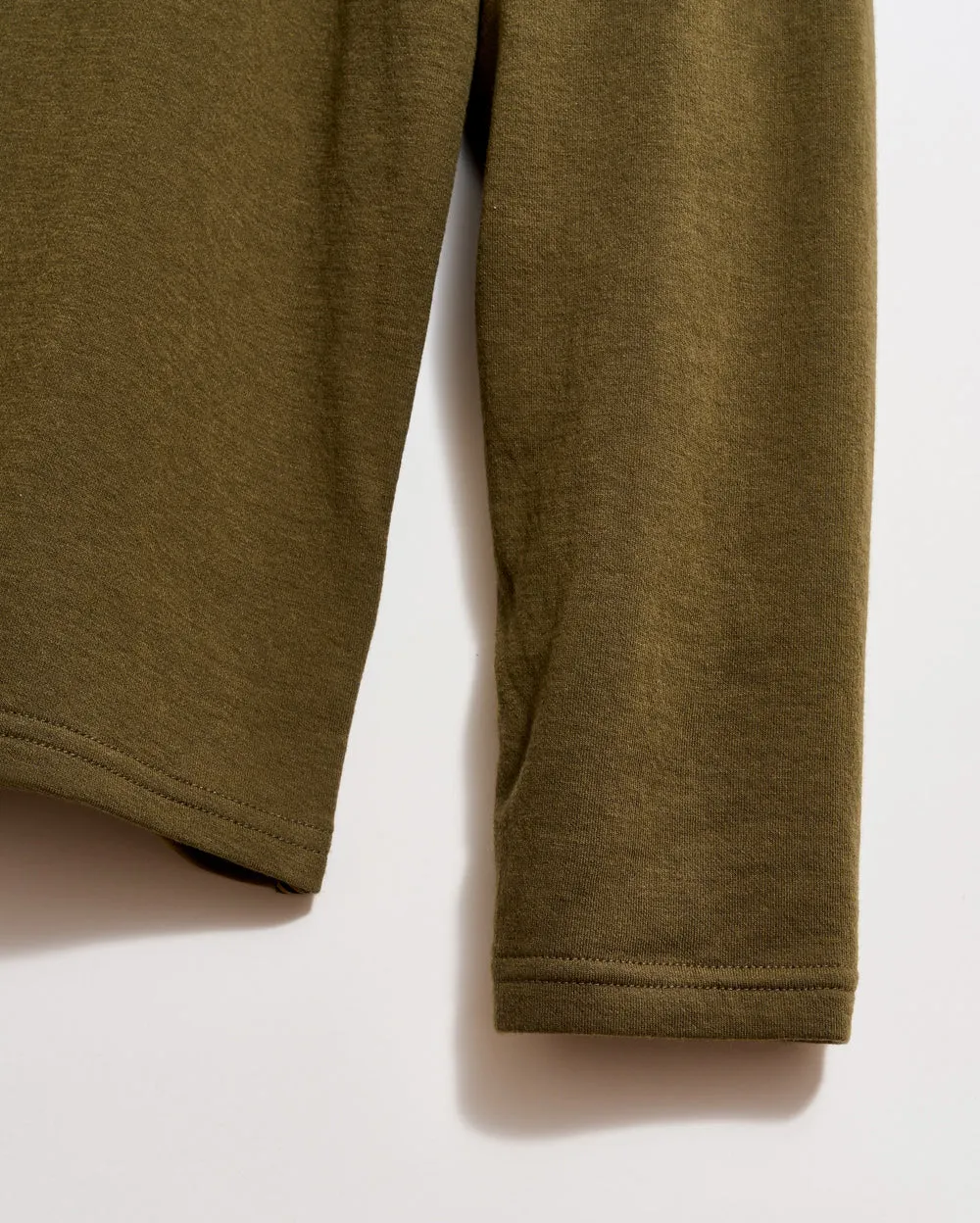 KnotFree Tailoring QuickDryTechnology Raglan Crew Sweater - Dark Olive