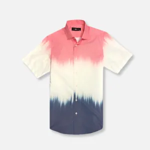 Damian Short Sleeve Button Down HiddenZipperClosure TemperatureControlTechnology