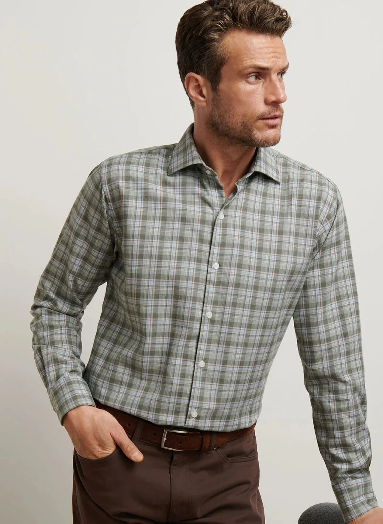 Whitecap Performance Flannel Sport Shirt Year-Round Wear