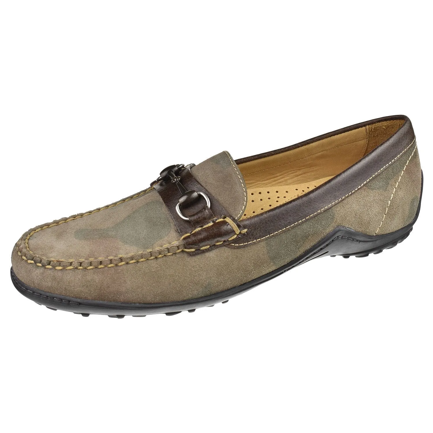 Non Slip Tread Pattern Chic Fit Bill Camo Bit Loafer