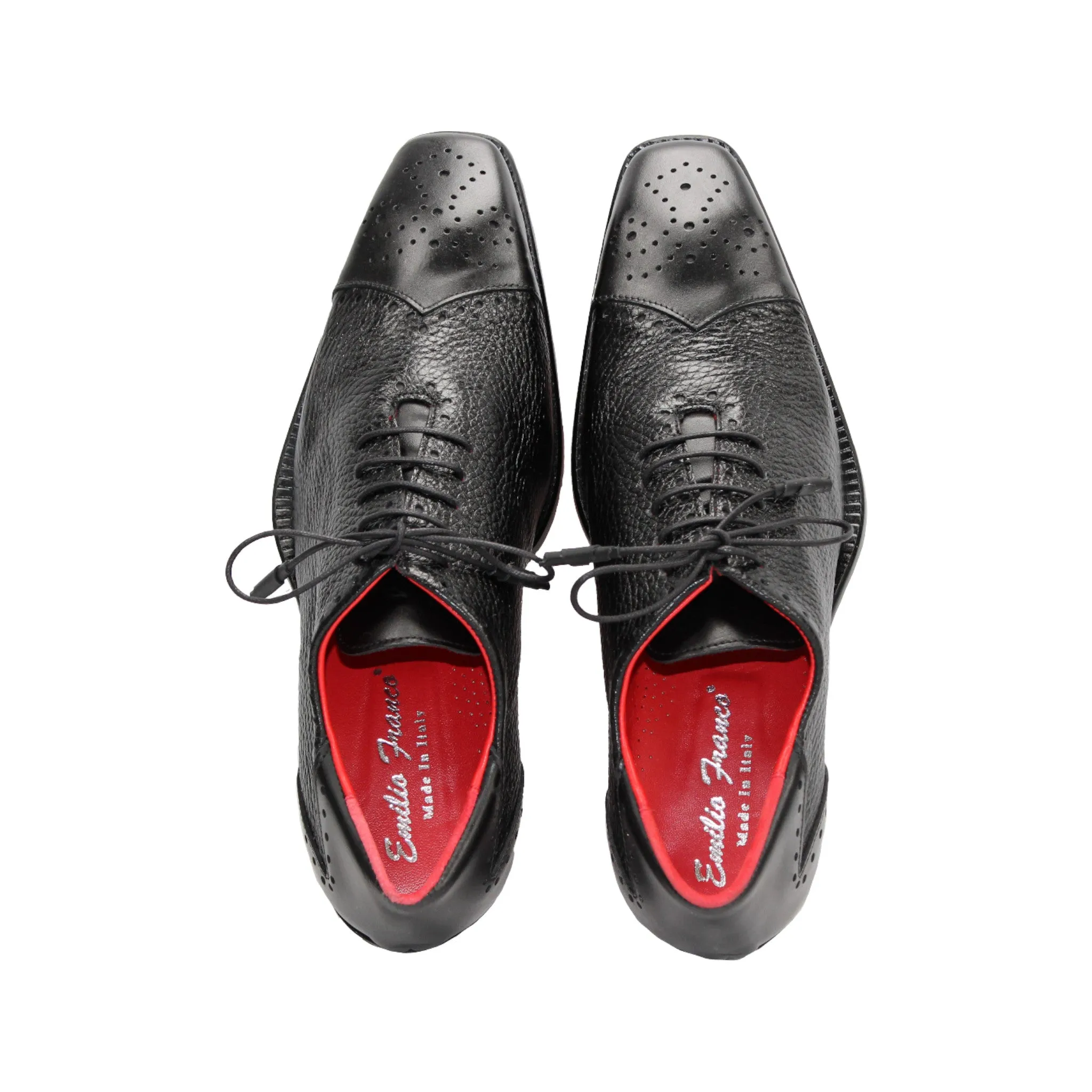 Top Rated Palm Base Emilio Franco "Bosco" Black Shoes