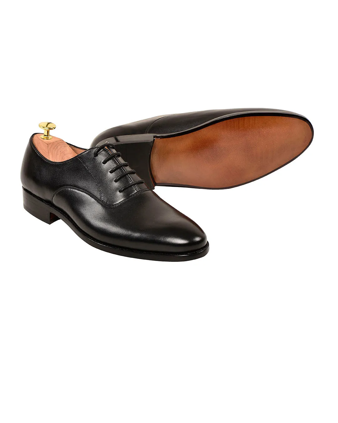 Oxfords Black Orthopedic Footbed System