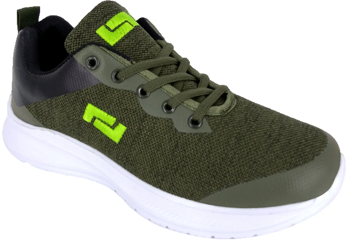 Breath Motion POSITIVE Men's Olive Ultralight Athletic Shoes SP663