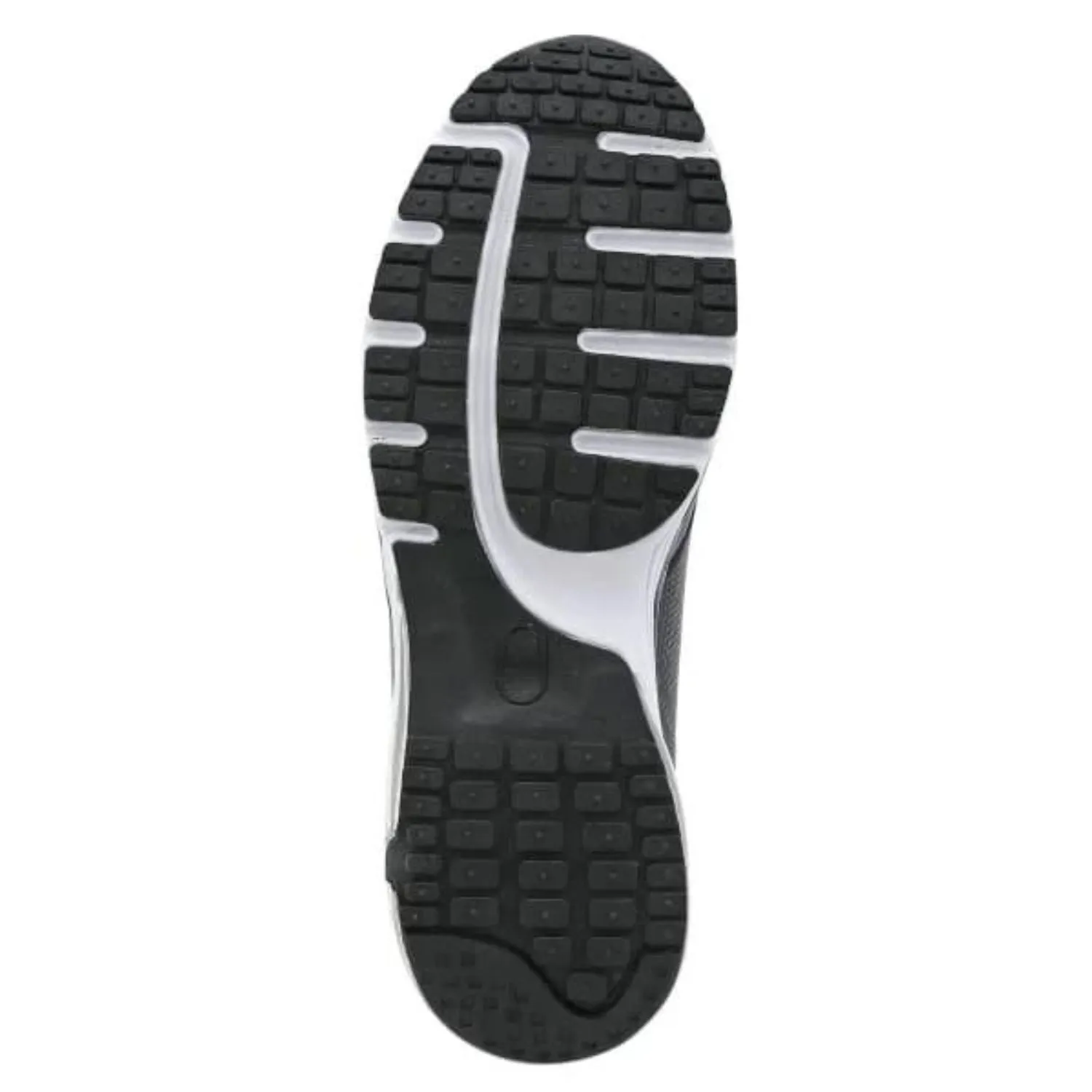 Neutral Color Palette Sleek Frame Night Glide: Jet Black Air Cushion Sneakers