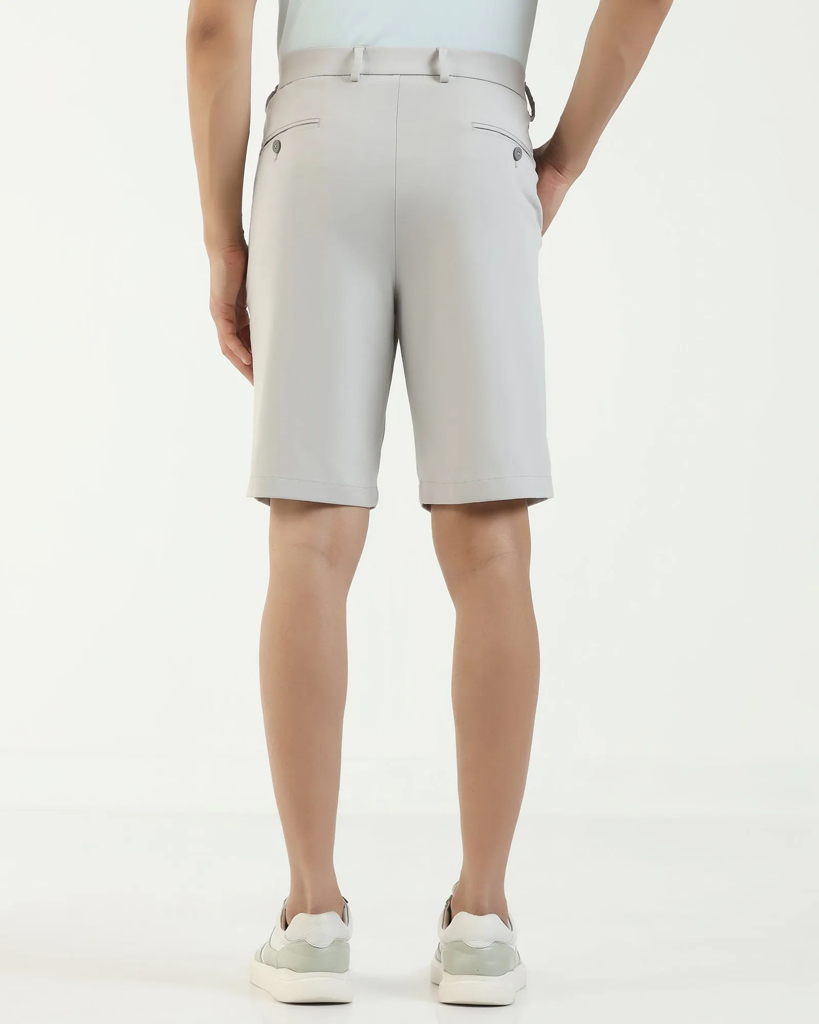 TechPro Casual Grey Solid Shorts - Serry present for her Comfy Active Wear