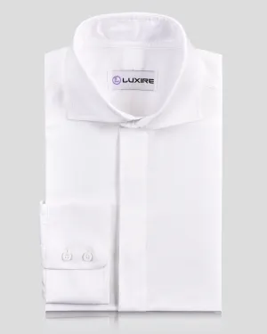 Non-Iron Student Essential Brembana 2-Ply Giza White Royal Oxford Shirt