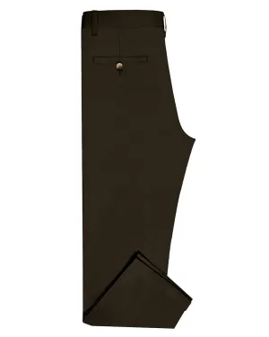 Genoa Chino Pant Brown Non Tapered Leg Breathable Motion