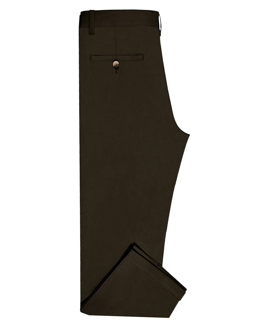 Genoa Chino Pant Brown Non Tapered Leg Breathable Motion