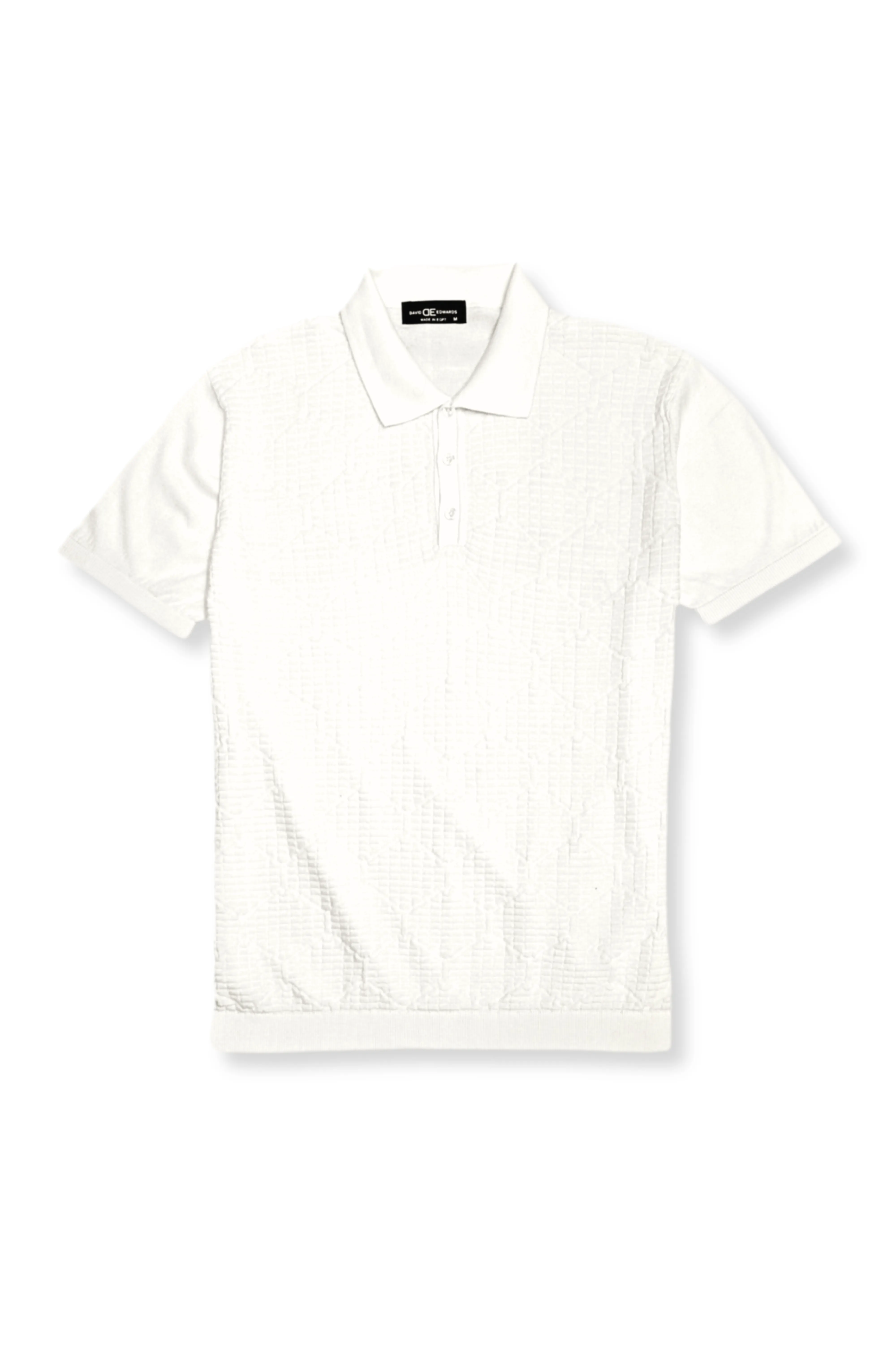 Dunbar Knitted Polo Shirt Multi Ply Collar