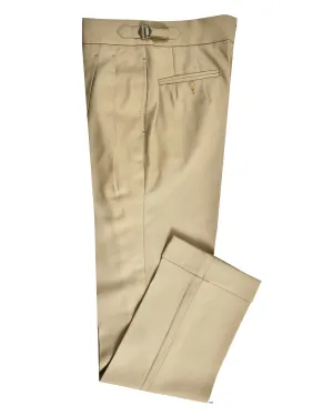 Dugdale Fine Worsted Beige Pant Body Sculpting