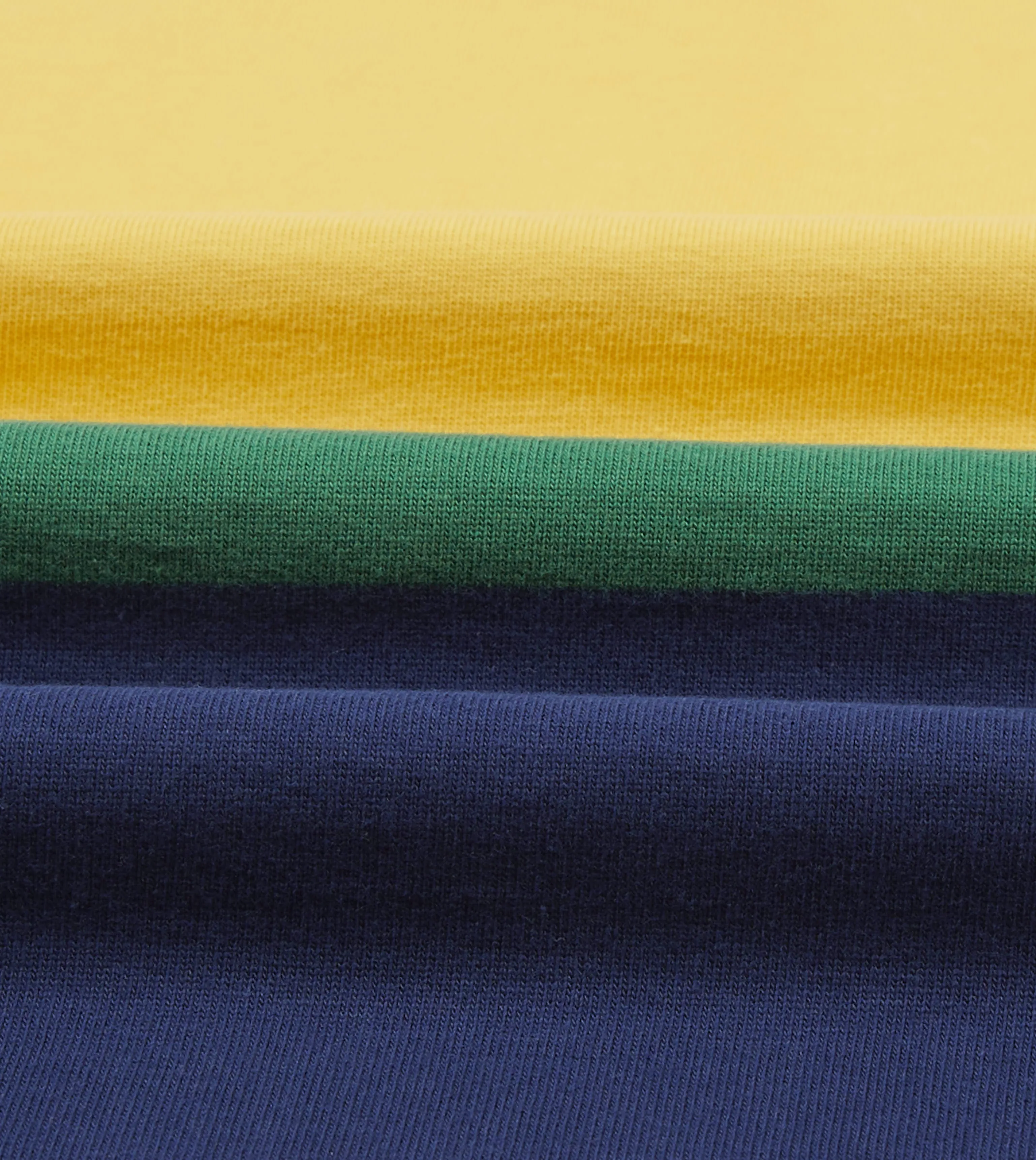 Pink, Green, Yellow and Navy Multi Stripe Cotton Rugby Shirt Interview Ready