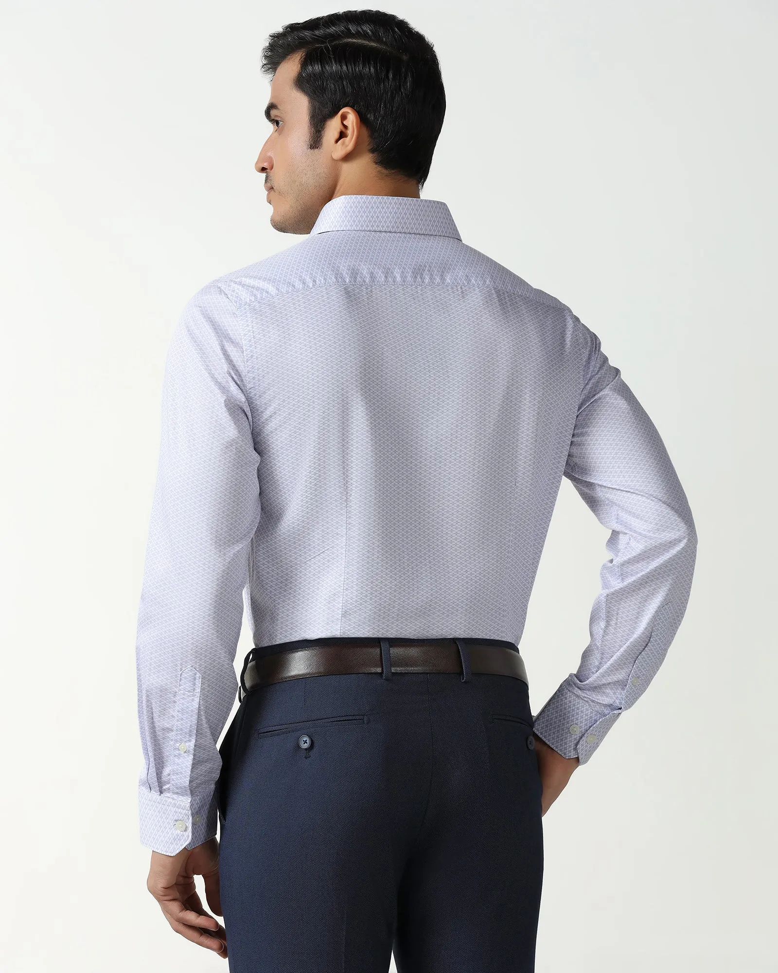 White Printed Shirt - Radio Fast Drying