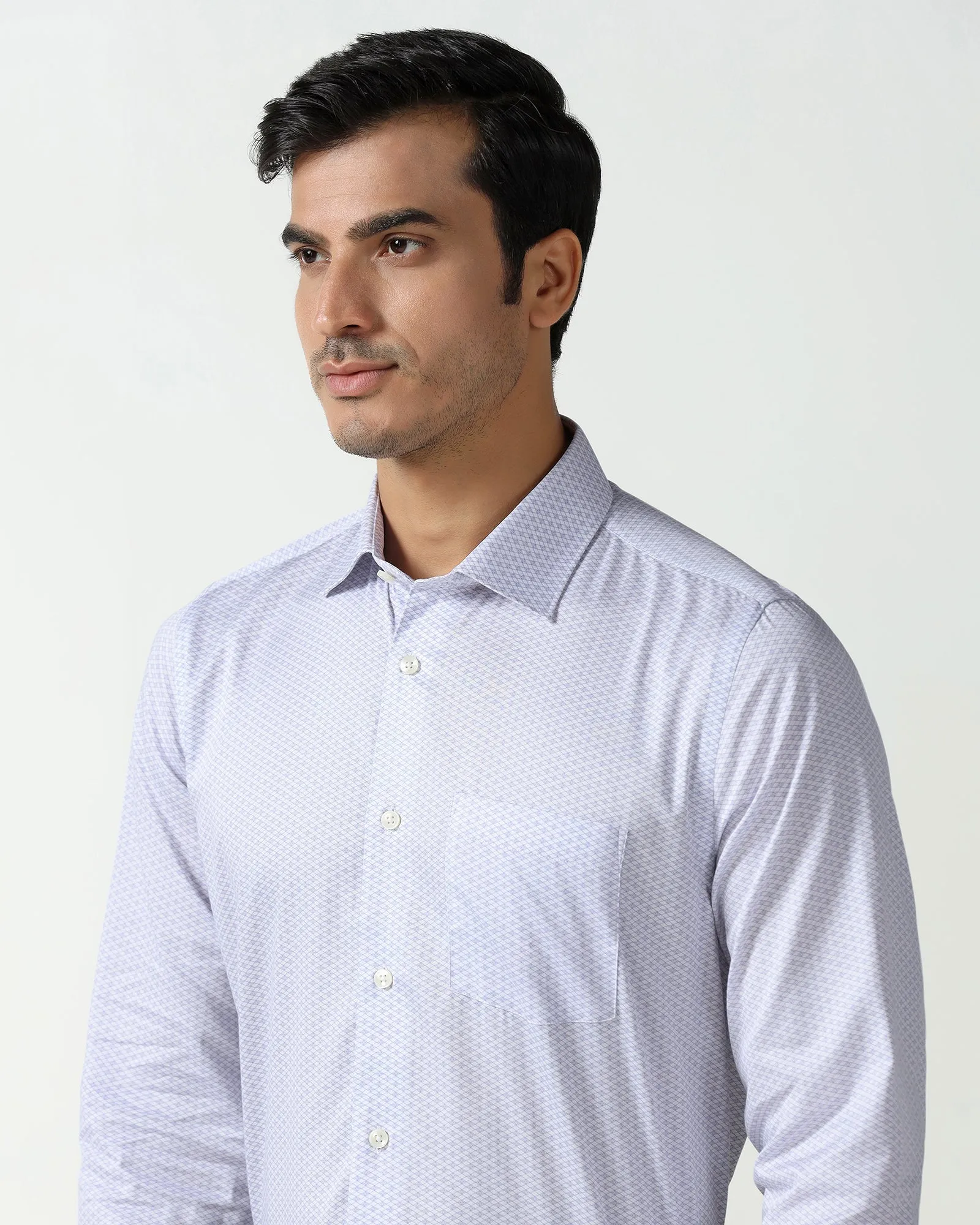 Essential Wardrobe networking event White Printed Shirt - Radio