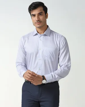 Preppy Vibe White Printed Shirt - Radio