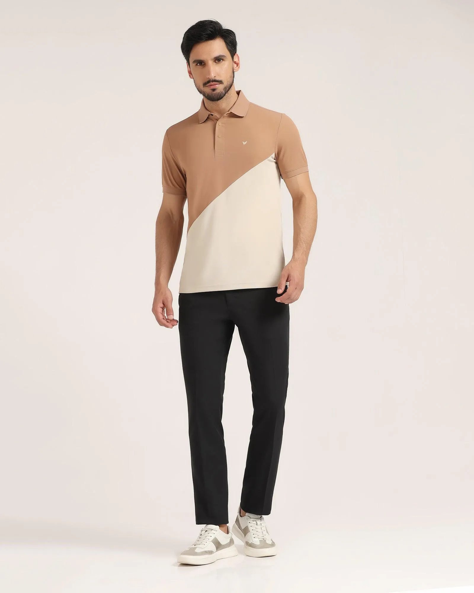 Daily Wear TechPro B-91 Formal Black Solid Trouser - Dean