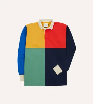 Fashionable Pick Multi Panelled Cotton Rugby Shirt