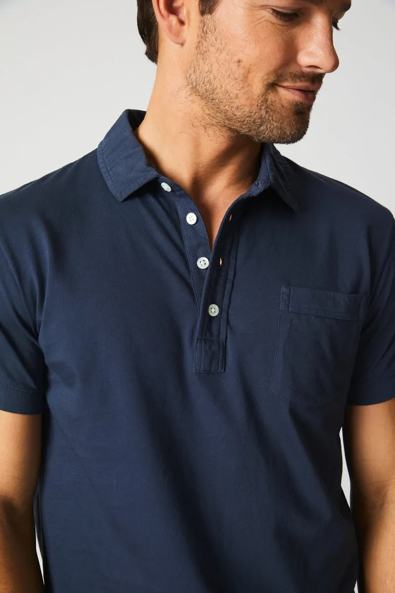 Pensacola Polo - Navy Evening Chic