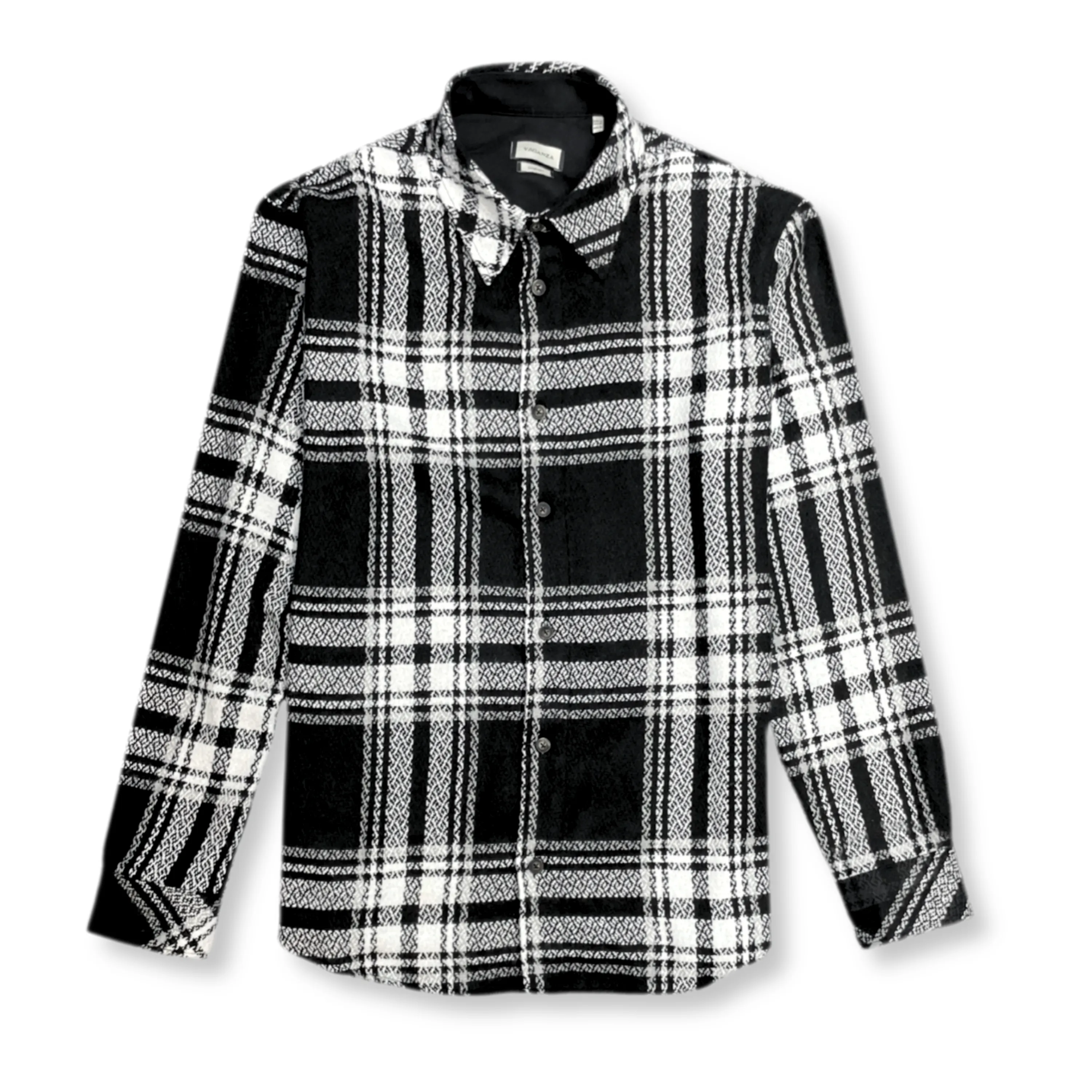 Comfortable Tunic Vetro Plaid Flannel Shirt