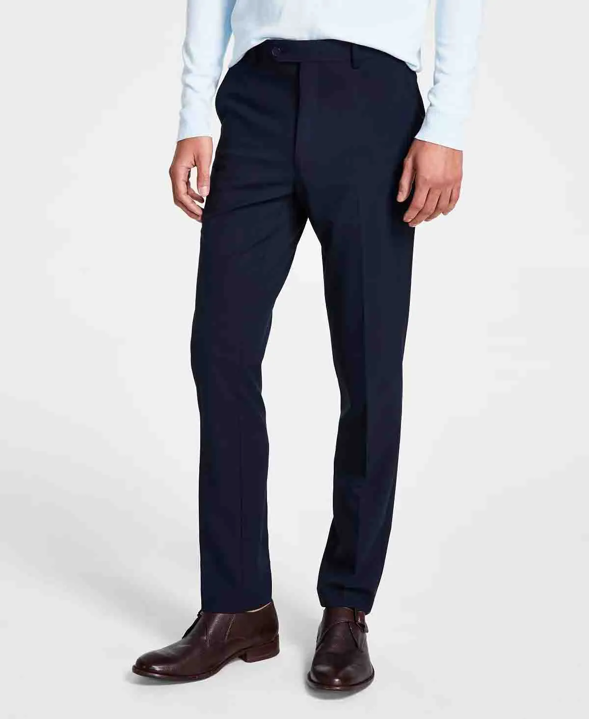 Calvin Klein Infinite Stretch Skinny-Fit Dress Pants In Navy Outdoor Adventure Modern Utility