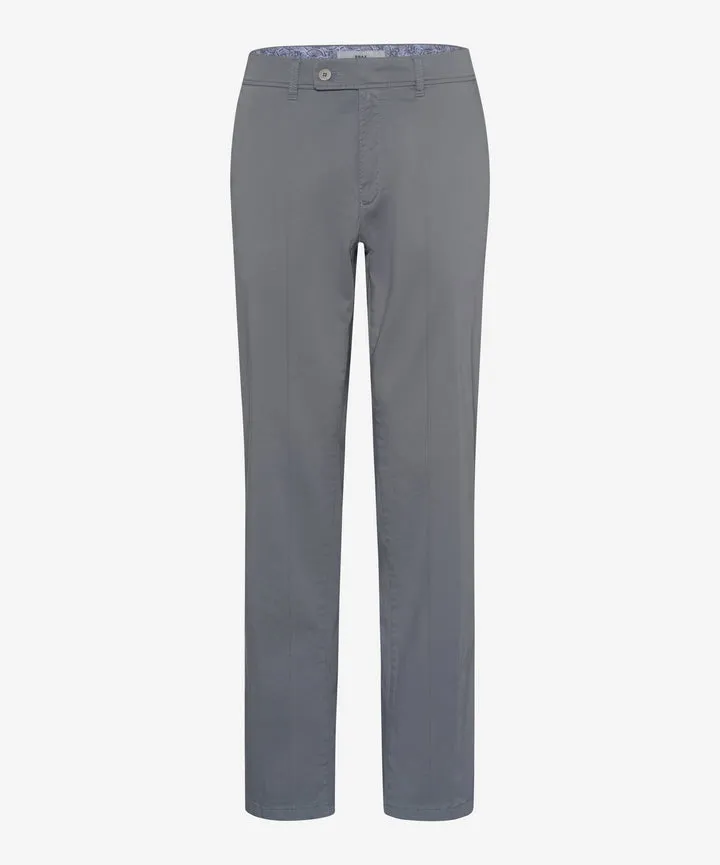 Brax Kapok Hi Flex Chino Pant in Silver Day Wear
