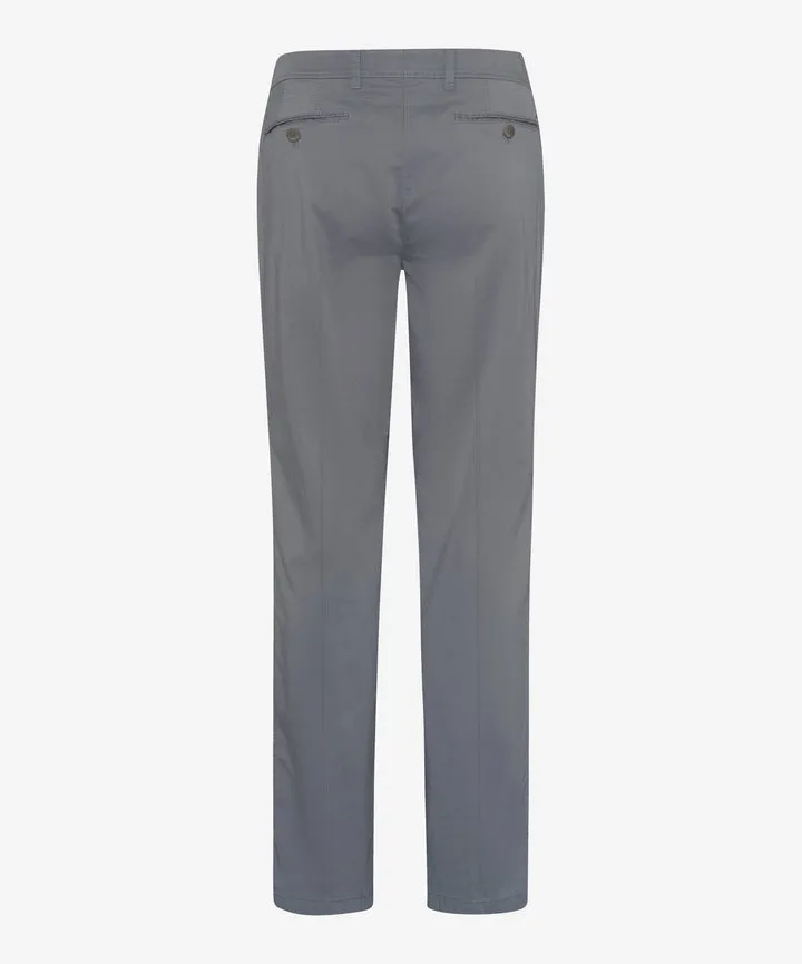 Brax Kapok Hi Flex Chino Pant in Silver Workwear