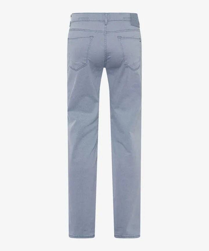 High Waist Brax Chuck Tritone Flex Five Pocket Pant in Cloud