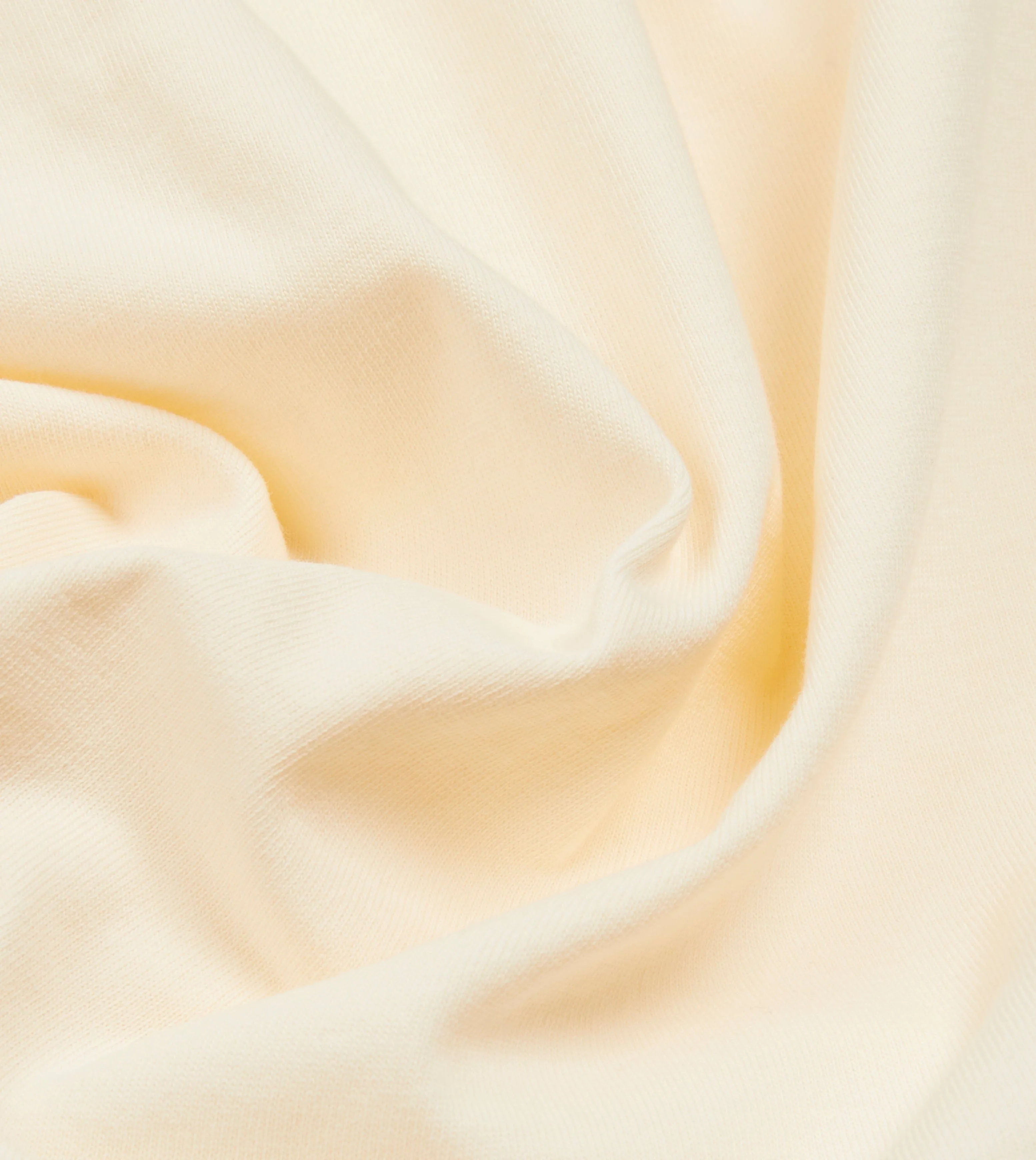 SeamlessSidePanels Antique White Cotton Crew Neck Hiking T-Shirt