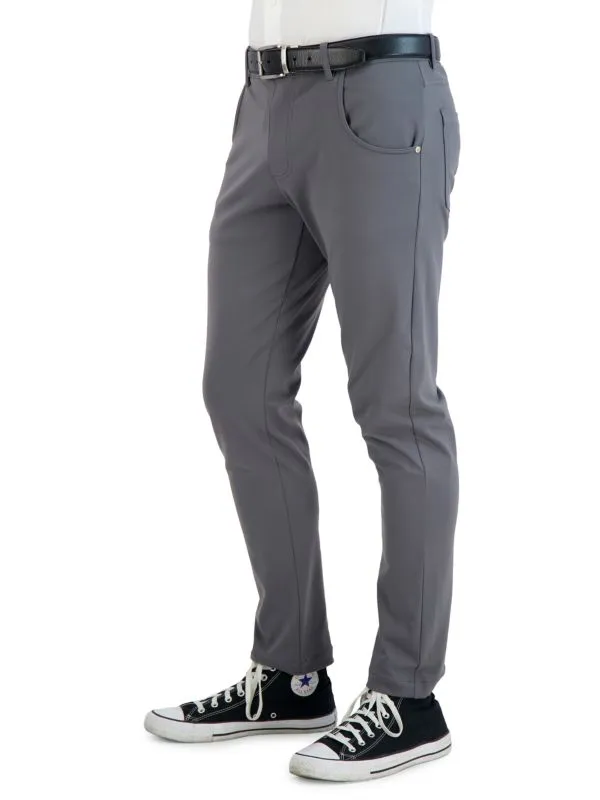 Levinas Grey Performance Tech Stretch Pants Layer Ready
