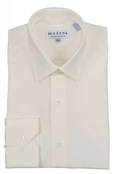 Vintage Style Modena Contemporary Fit Regular Cuff M300BS0R Cream