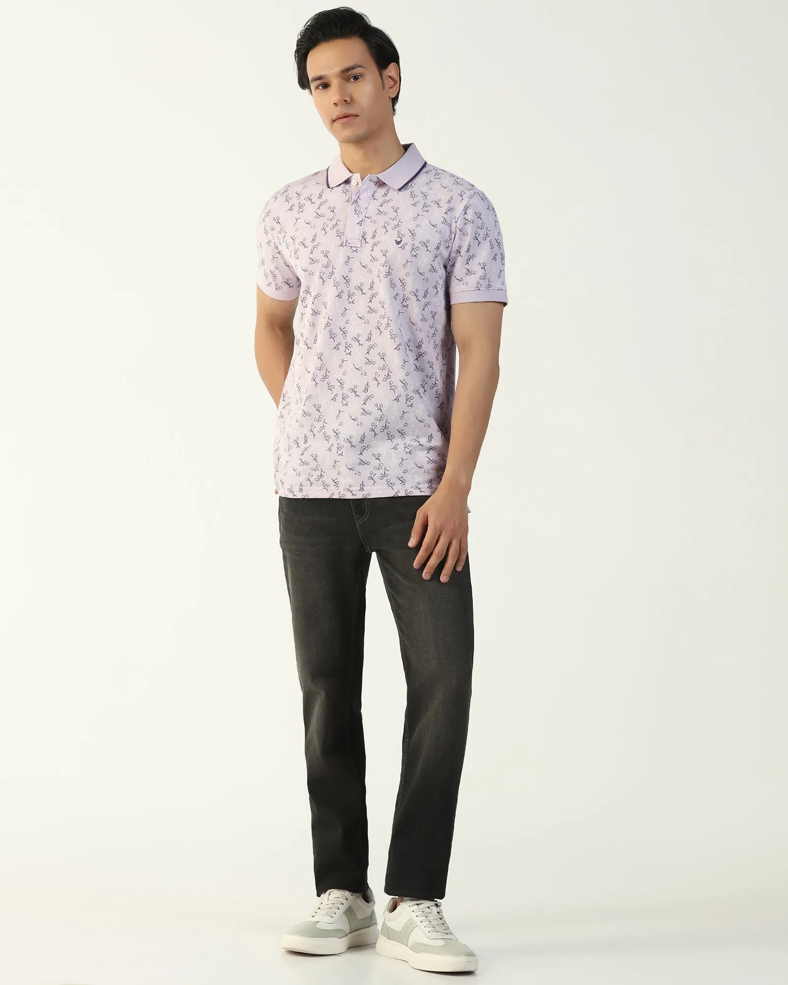 Super Clean Slim Yonk Fit Black Jeans - Kerem Modern Textured