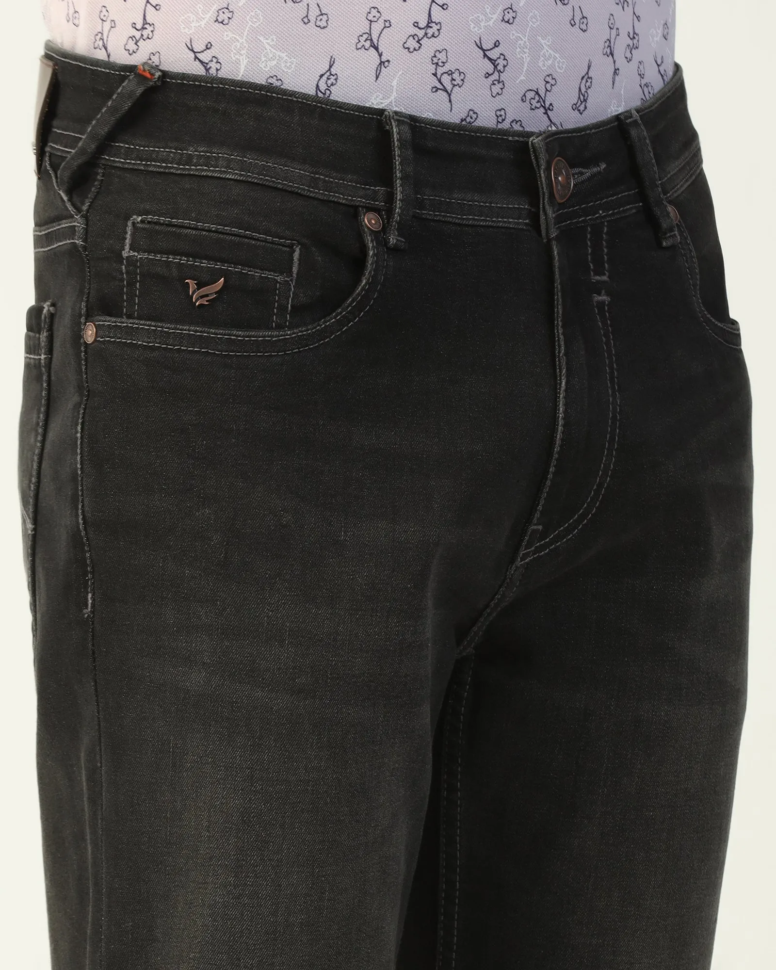 Super Clean Slim Yonk Fit Black Jeans - Kerem Formal City Walk Party Look Smart Utility