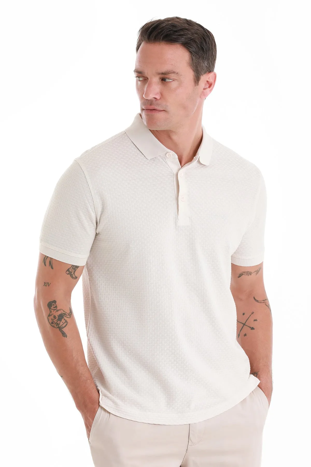 Regular Fit 100% Cotton Mercerized Stone Polo T-Shirt SoftTouch Collar Lining Summer Vacation