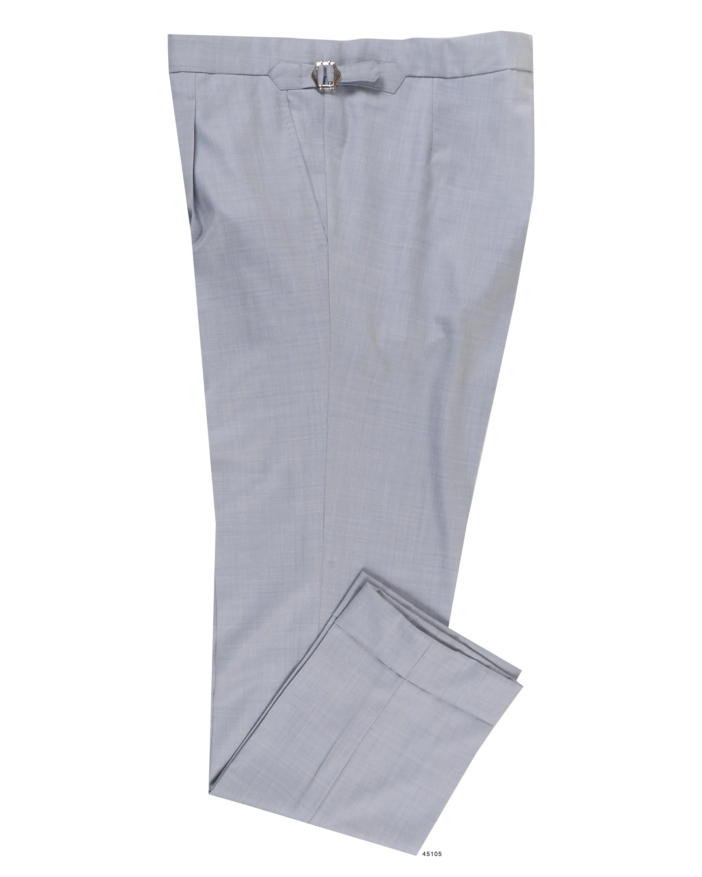 Seasonal Wear Drago: Super 160s - Light Grey-Sky Plain