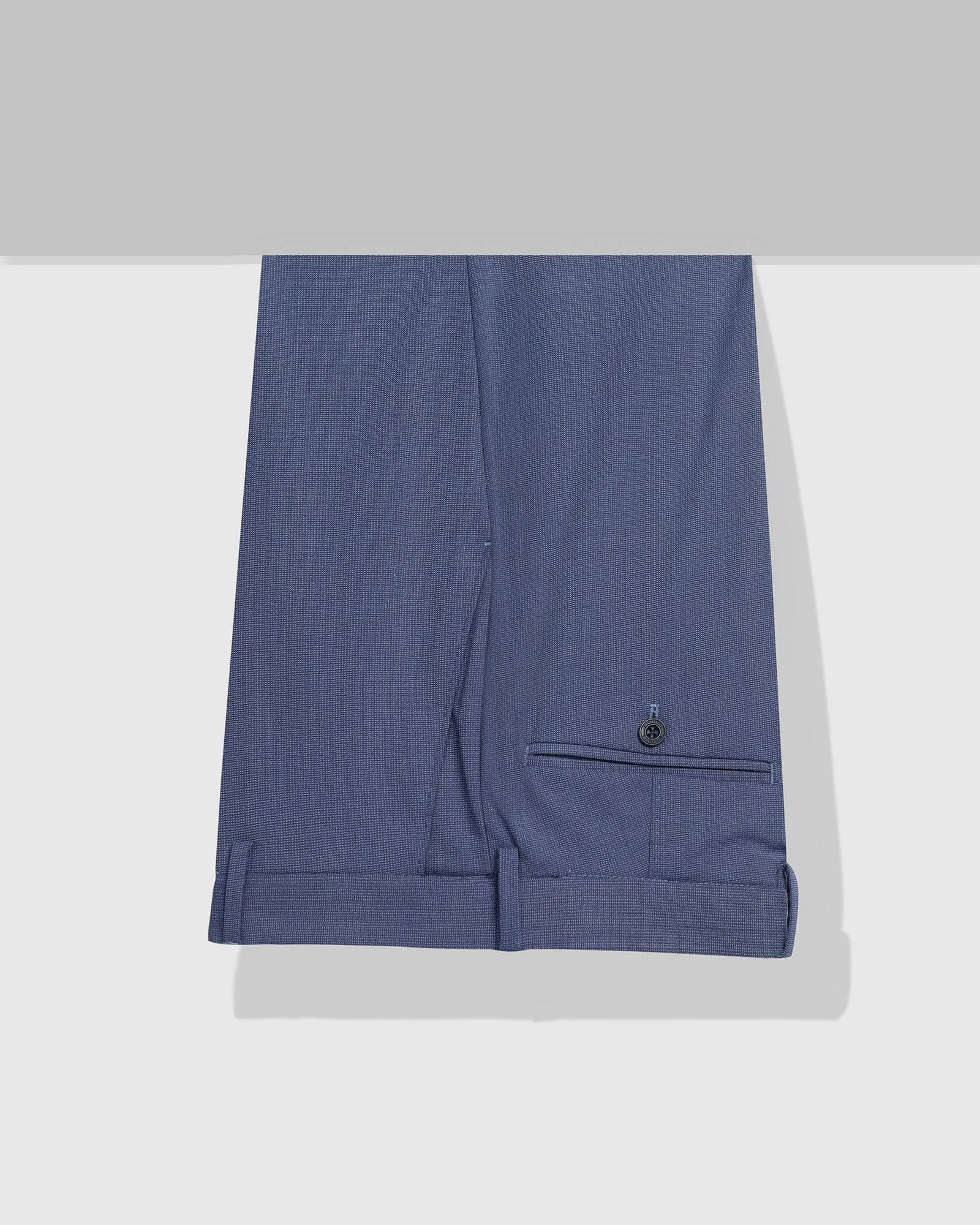 Abrasion Resistant Fabric Luxe Slim Comfort B-95 Formal Blue Stripe Trouser - Lexus