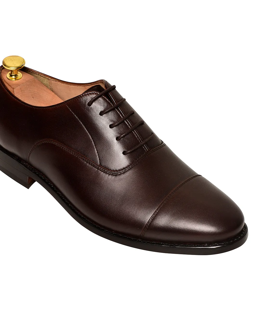 Captoe Oxfords Brown Ergonomic Cold Weather