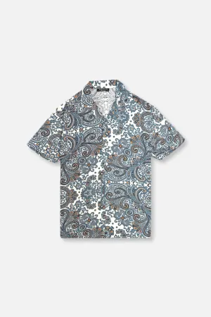 Thanos Tropical Revere Collar Shirt Luxury Touch