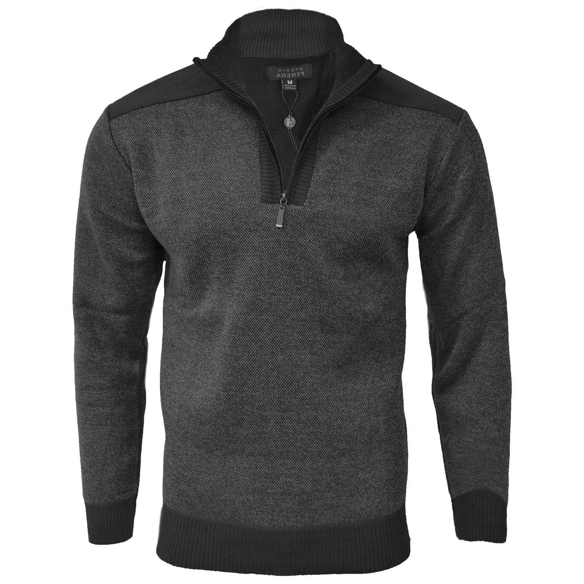 Spark Mood STUDIO FERRERA HALF ZIP SWEATER/Sf1830