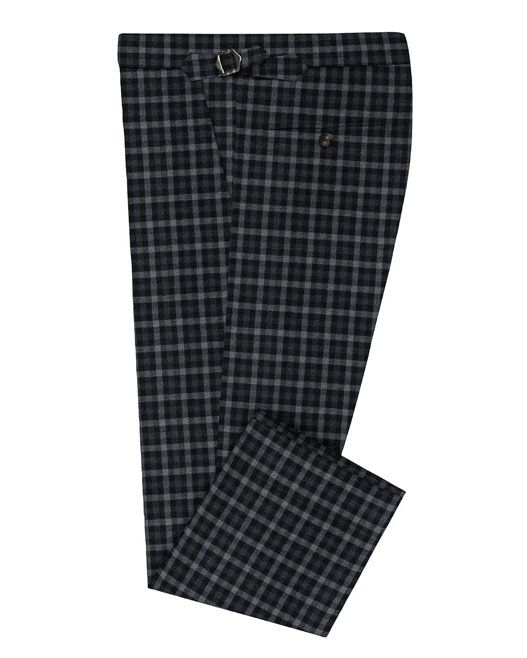VBC Black & Grey Checks Twill WindResistantMaterial