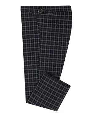 VBC Black & Grey Checks Twill WindResistantMaterial