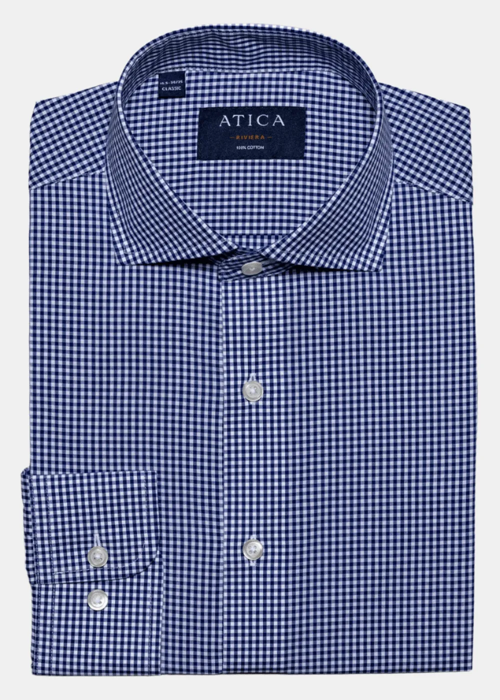 Riviera Navy Check Shirt Exclusive Collection Urban Trend