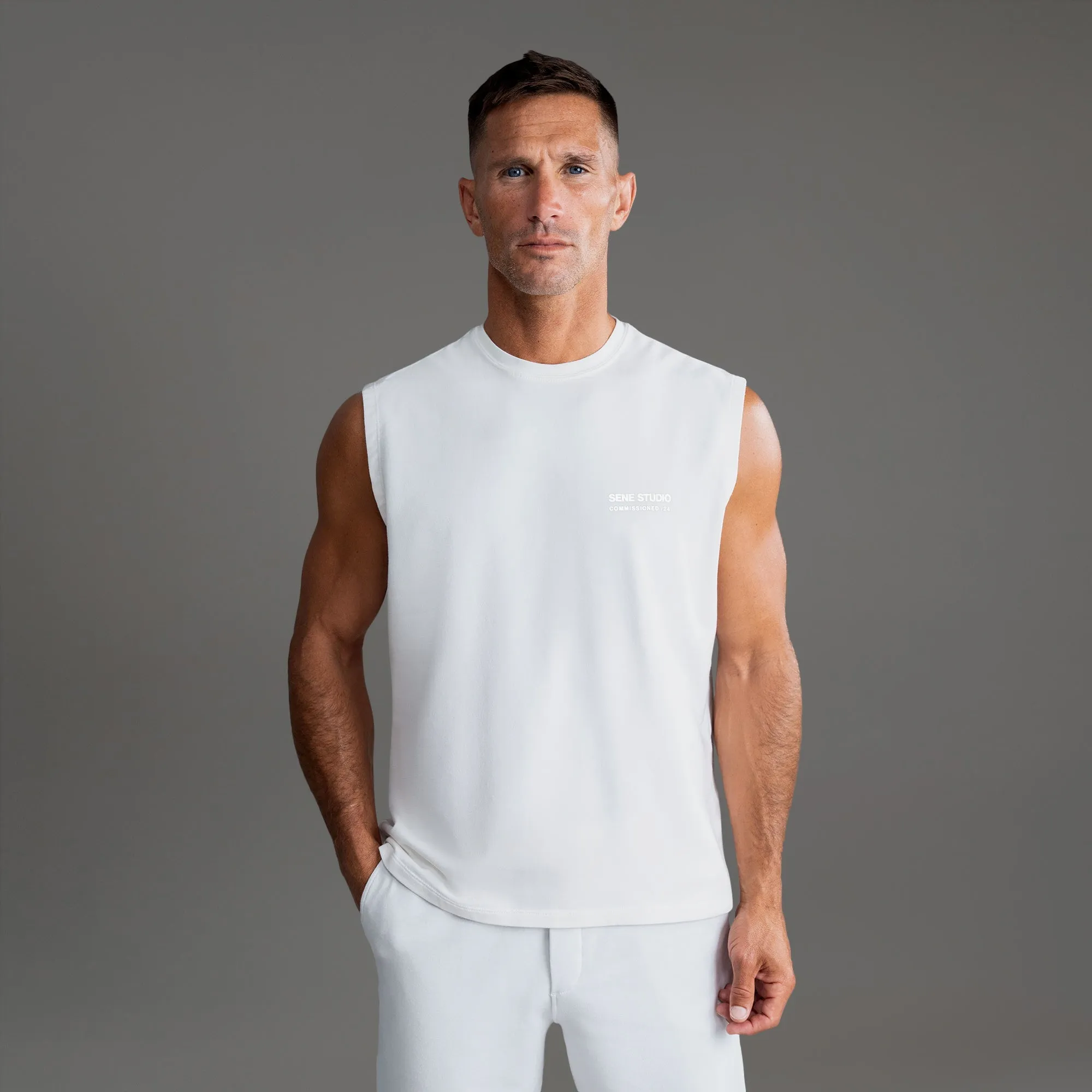 Perfect Layer Wear SeamlessConstruction Commissioned Cumulus Tank Top