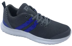 Smooth Grip VORTEX Men's Grey Round Toe Ultralight Athletic Fashion Shoes