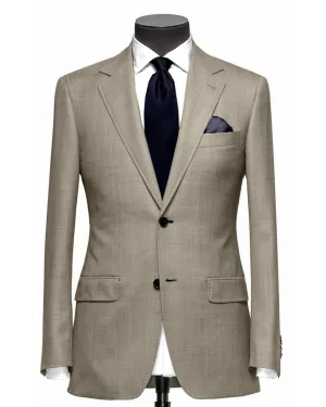 Insulated Warmth Minimalist Aesthetic VBC Jacket: Monroe Bisqui Beige Twill