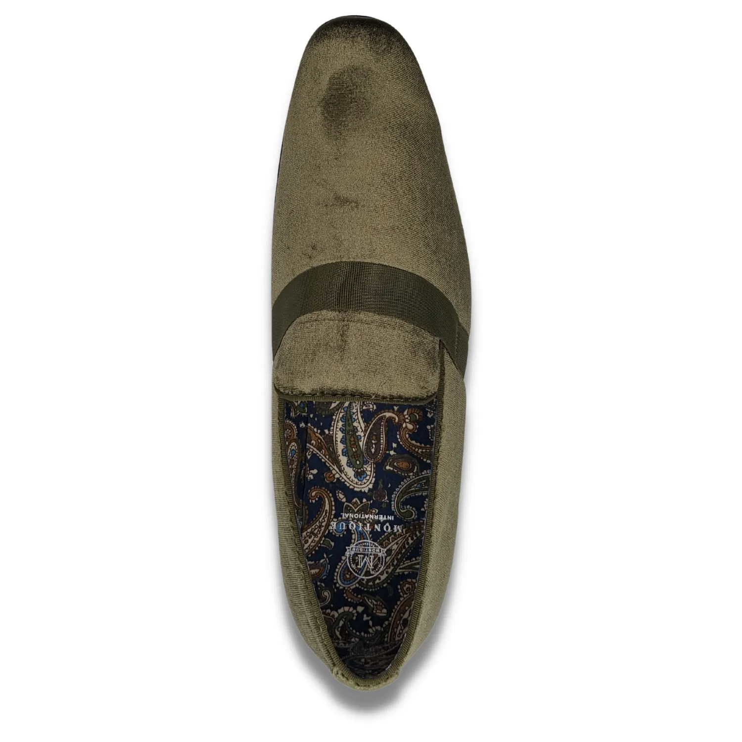 Men's Solid Velvet Olive Fashion Shoes S91 old town All weather