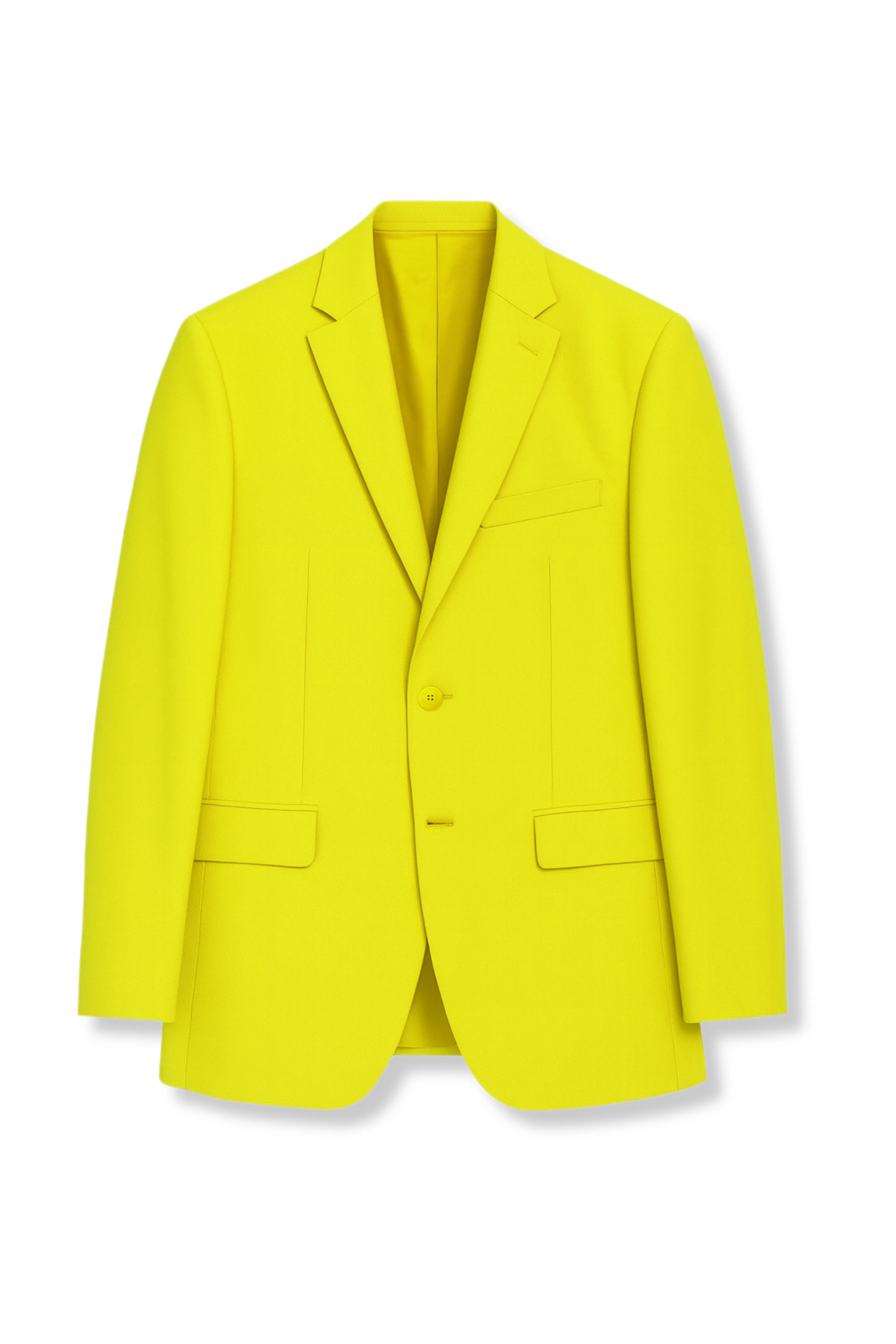 Fleece Lined Layered Ventilation Panels Carlos Solid Slim Blazer