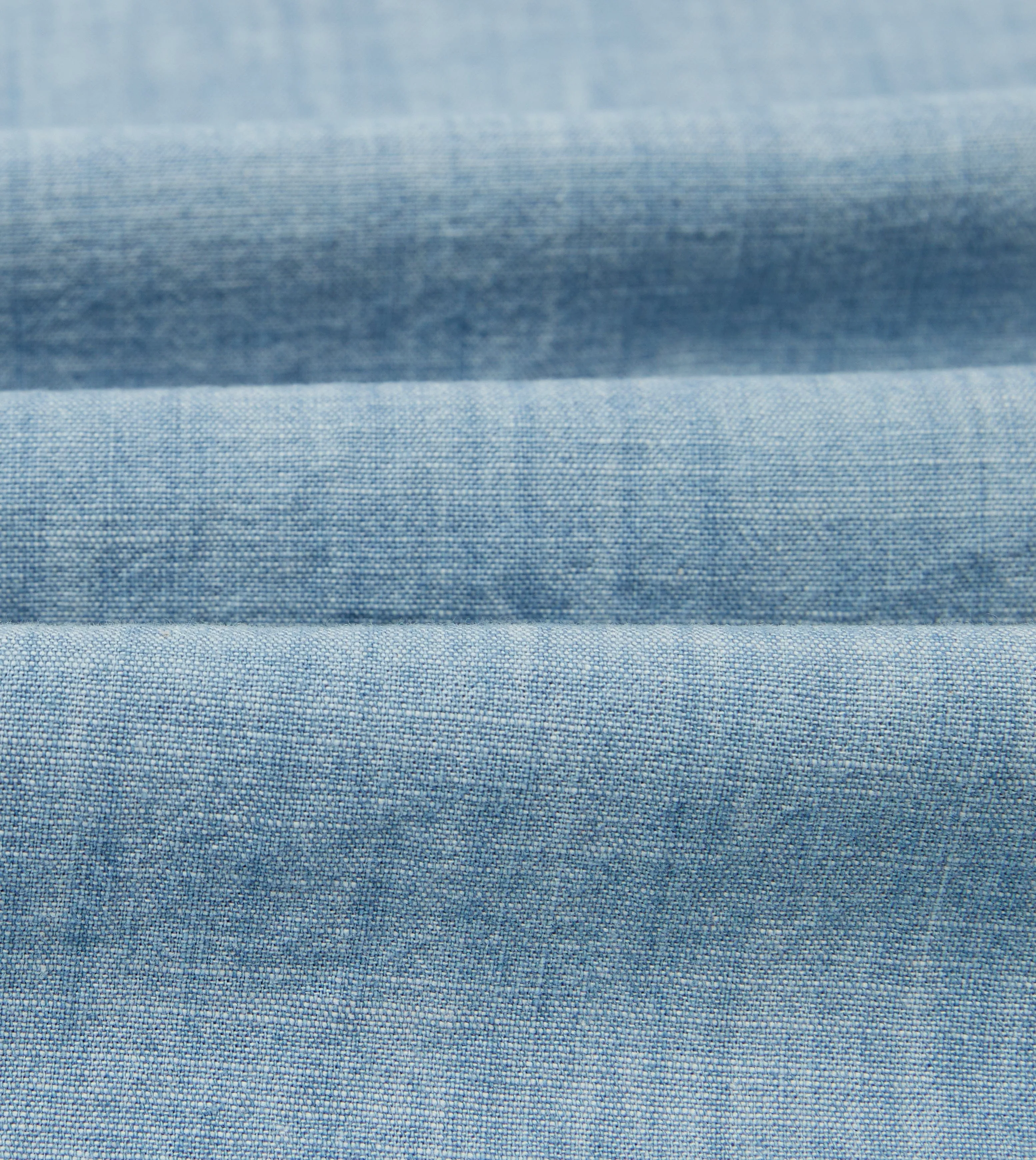 Graphic Art Blue Chambray Smock