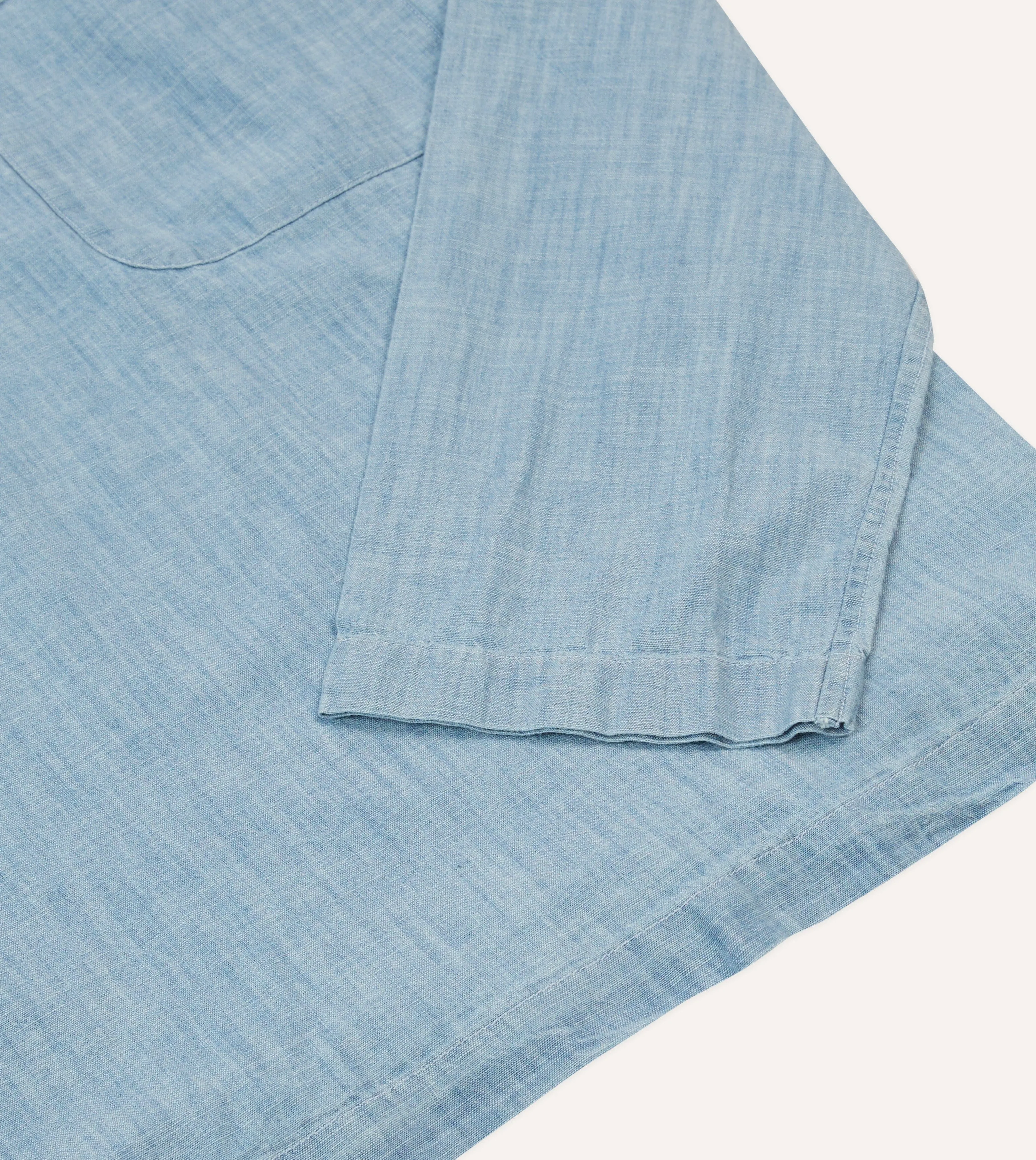 Summer Must-have Graduation Attire Blue Chambray Smock