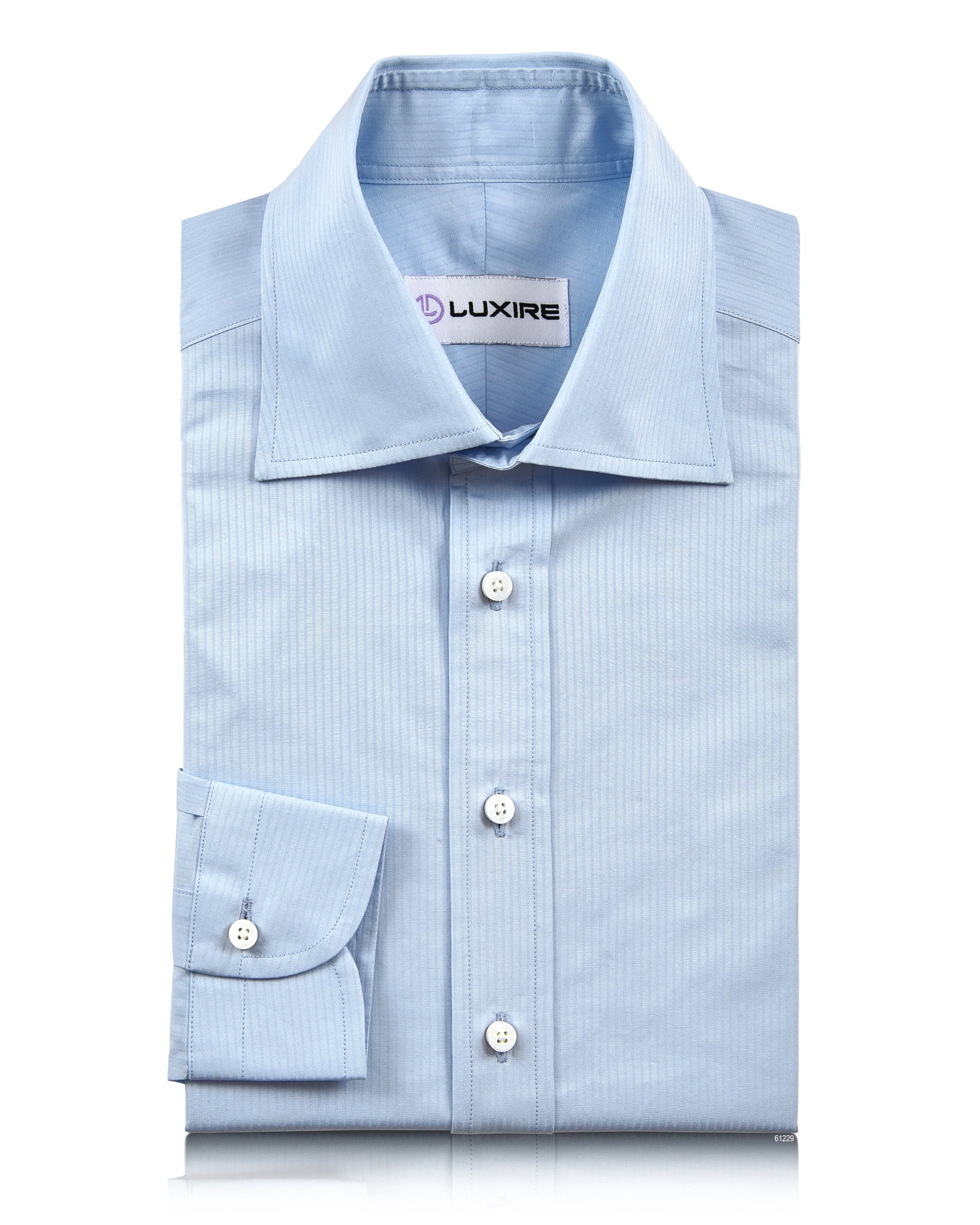 No Chafe Edging Blue Self Stripes 140/2